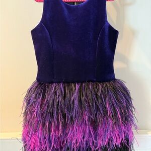 Zoe Ltd Quin Dress - purple velevet bodice